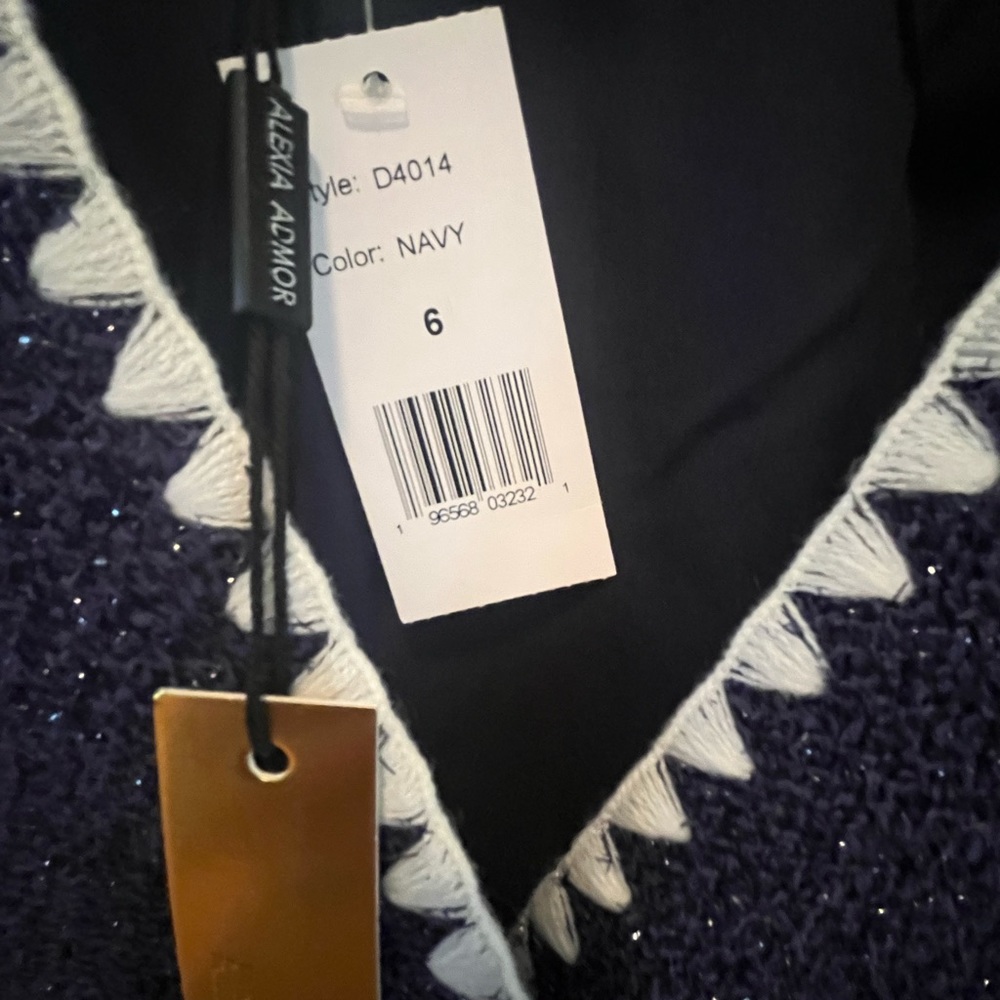 Button Front Tweed Dress - Picture 4 of 7